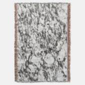 Graniettextuur | Achtergrond marmer in zwart Deken (Voorkant Verticaal)