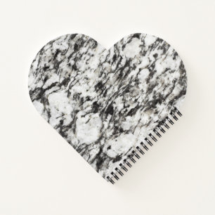 Graniettextuur   Achtergrond marmer in zwart Notitieboek