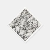 Graniettextuur | Achtergrond marmer in zwart Servet (Hoek)