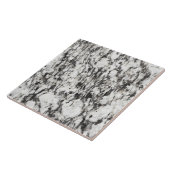 Graniettextuur | Achtergrond marmer in zwart Tegeltje (Zijkant)