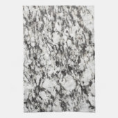 Graniettextuur | Achtergrond marmer in zwart Theedoek (Verticaal)