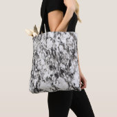 Graniettextuur | Achtergrond marmer in zwart Tote Bag (Dichtbij)