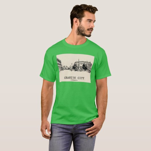 Granite City Illinois T-shirt (Voorkant volledig)