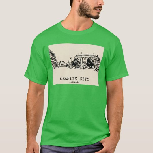 Granite City Illinois T-shirt (Voorkant)