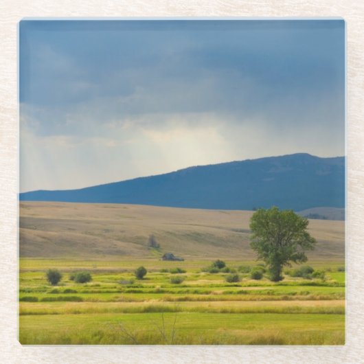 Granite County Montana Glazen Onderzetter (Voorkant)