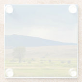 Granite County Montana Glazen Onderzetter (Achterkant)