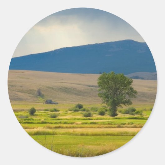 Granite County Montana Ronde Sticker (Voorkant)