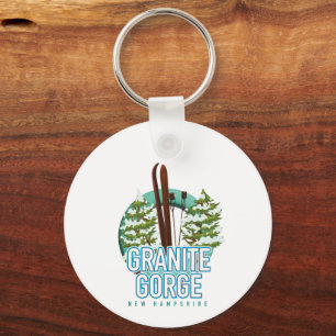 Granite Gorge new Hampshire ski Sleutelhanger