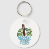 Granite Gorge New Hampshire skiën Sleutelhanger (Achterkant)