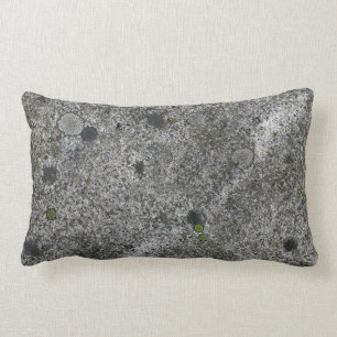 Granite Gray met Green Moss Kussen