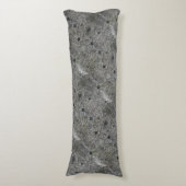 Granite Gray met Green Moss Lichaamskussen (Voorkant Verticaal)