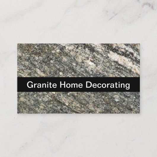 Granite Home Decorating Visitekaartje (Voorkant)