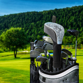 Granite Inset Square Golf Head Hoesje Golfheadcover