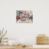 Granite Ironware Gossip & Verkoper Poster (Keuken)