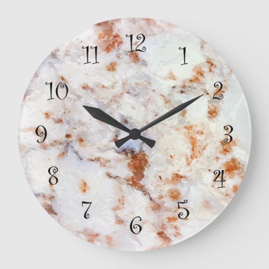 Granite Kijk naar de muur, keukenklokken Grote Klok (Voorkant)