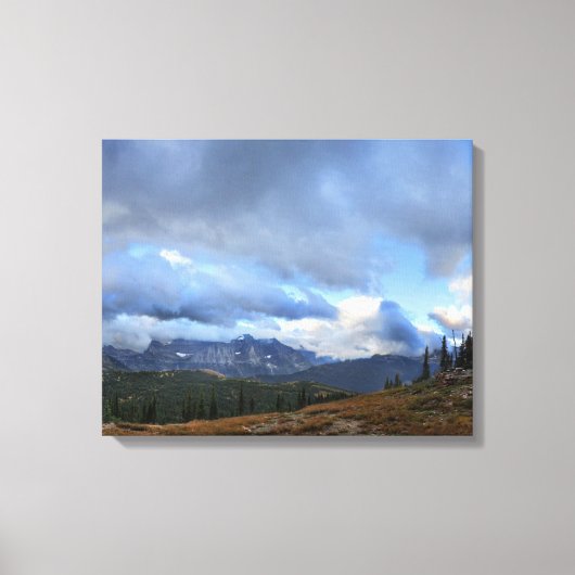 Granite Park Chalet - Nationaal Park Glacier Canvas Afdruk (Voorkant)