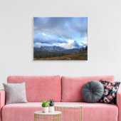 Granite Park Chalet - Nationaal Park Glacier Canvas Afdruk (Insitu (Woonkamer))