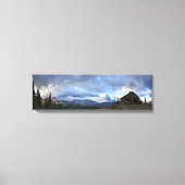 Granite Park Chalet - Nationaal Park Glacier Canvas Afdruk (Voorkant)