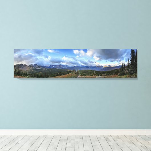 Granite Park - Nationaal Park Glacier Canvas Afdruk (Insitu (Houten vloer))