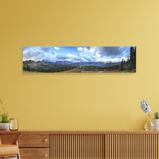 Granite Park - Nationaal Park Glacier Canvas Afdruk (Insitu (Woonkamer))