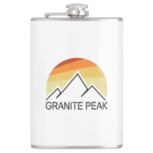Granite Peak Montana Retro Heupfles