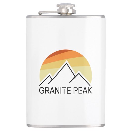 Granite Peak Montana Retro Heupfles (Voorkant)