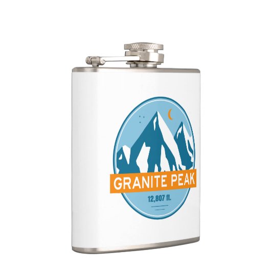 Granite Peak Montana Stars Moon Heupfles (Rechts)