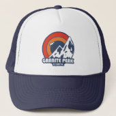 Granite Peak Montana Sun Eagle Trucker Pet (Voorkant)