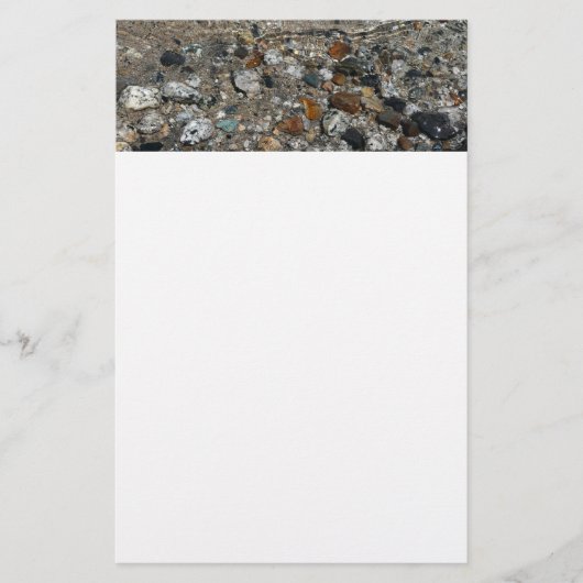 Granite Pebbles in het meer Tenaya bij Yosemite Briefpapier (Voorkant)