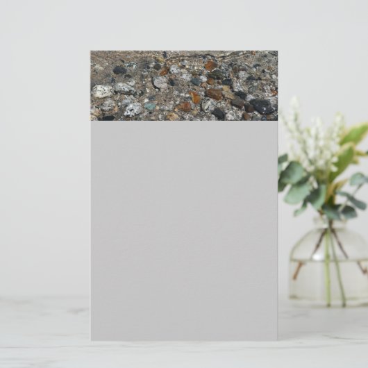 Granite Pebbles in het meer Tenaya bij Yosemite Briefpapier (Staand voorkant)