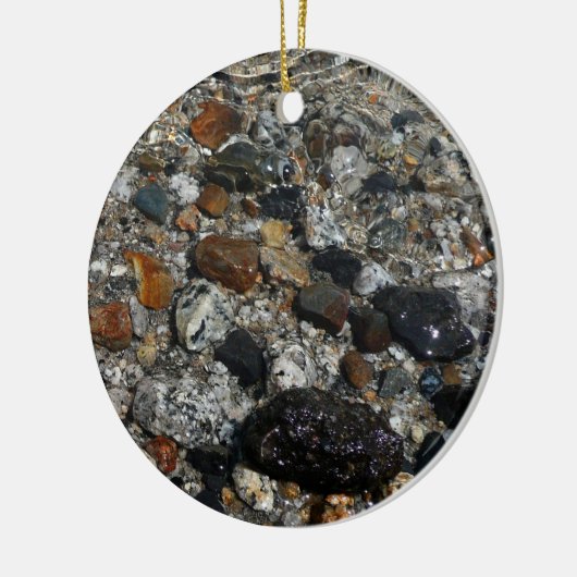 Granite Pebbles in het meer Tenaya bij Yosemite Keramisch Ornament (Links)