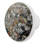 Granite Pebbles in het meer Tenaya bij Yosemite Keramische Knop (Rechts)