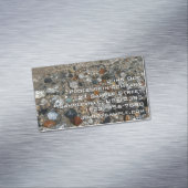 Granite Pebbles in het meer Tenaya bij Yosemite Magnetisch Visitekaartje (Voorbeeld)