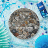 Granite Pebbles in het meer Tenaya bij Yosemite Papieren Bordje (Feest)