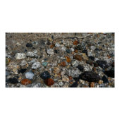 Granite Pebbles in het meer Tenaya bij Yosemite Poster (Voorkant)