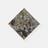 Granite Pebbles in het meer Tenaya bij Yosemite Servetten (Hoek)