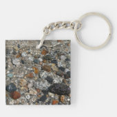 Granite Pebbles in het meer Tenaya bij Yosemite Sleutelhanger (Achterkant)