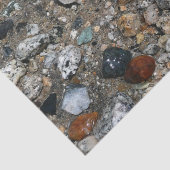 Granite Pebbles in het meer Tenaya bij Yosemite Tissuepapier (Detail)