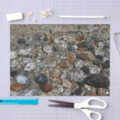 Granite Pebbles in het meer Tenaya bij Yosemite Tissuepapier (Craft)