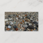 Granite Pebbles in het meer Tenaya bij Yosemite Visitekaartje (Achterkant)