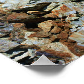 Granite Rock Cliff Natuur Poster (Hoek)
