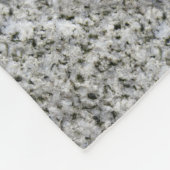 Granite Rock White Fleece Deken (Hoek)