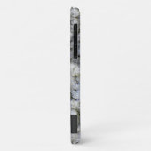 Granite Rock White met naam Case-Mate iPhone Case (Achterkant/links)