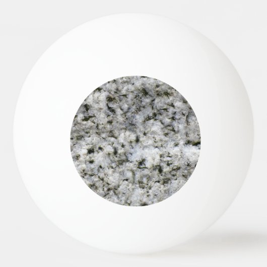 Granite Rock White Pingpongbal (Voorkant)