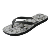 Granite Rock White Teenslippers (Schuin)