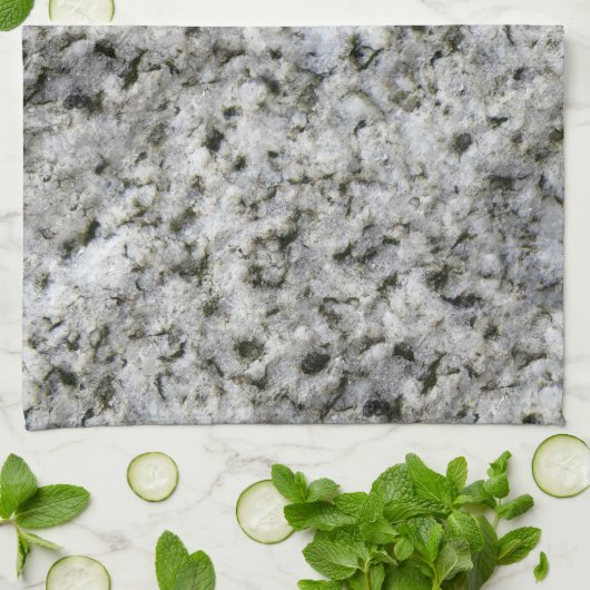 Granite Rock White Theedoek (Gevouwen)