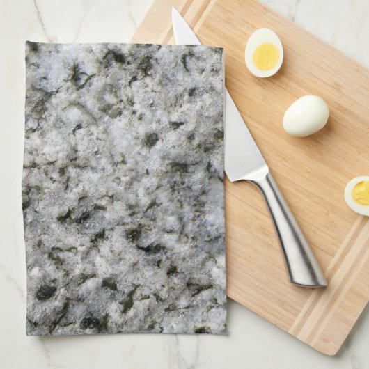 Granite Rock White Theedoek (Quarter Fold)