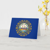 Granite Stater Flag, Flag of New Hampshire Kaart (Gele Bloem)