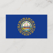 Granite Stater Flag, vlag van New Hampshire Visitekaartje (Voorkant)