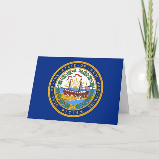 Granite Stater Seal, Seal of New Hampshire Kaart (Voorkant)
